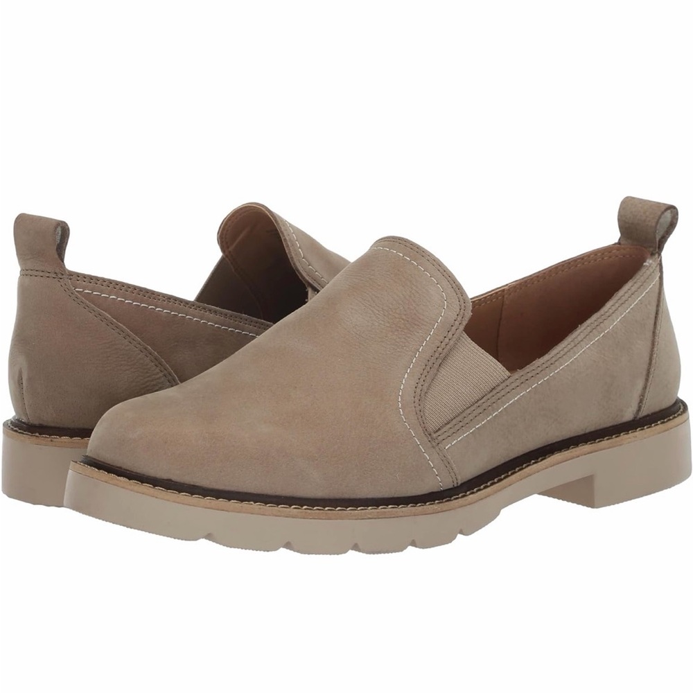 Blondo Waterproof Pheobe Leather Loafers in Sandnubuck color - Picture 4 of 5